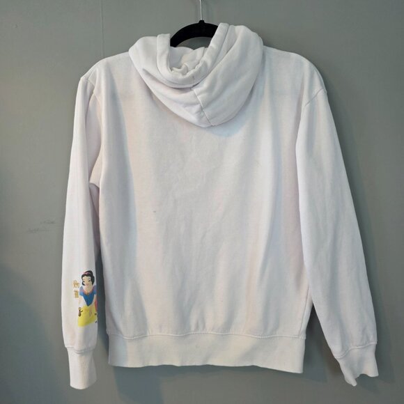Women's Disney Snow White Hoodie Sweatshirt White Embroidered Size XS - Picture 2 of 11